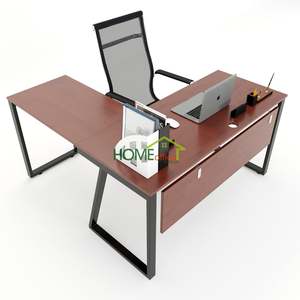 โต๊ะทำงานรูปตัวแอล Trapeze II Concept ขนาด 140x140 ซม. สไตล์โมเดิร์นร่วมสมัย สำหรับสำนักงานหรือห้องนอน ขาแบบประกอบเอง รุ่น HBTH017 - Product Image 3