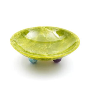 Cuenco decorativo de resina, pieza de acento de comedor elegante para decoración del hogar, utensilios de cocina elegantes, acento de sala de estar moderno - Product Image 1