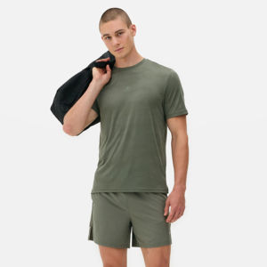 COMPRAR AL POR MAYOR Conjunto deportivo texturizado personalizable para hombre Conjunto de camiseta y pantalones cortos transpirables para hombre - Product Image 1