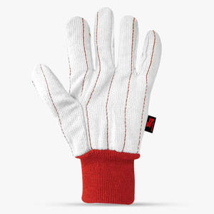 Guantes Skatiq De Corte Con Cordones Hi-Viz De 18 Oz. Guantes de seguridad de punto de algodón/poliéster - Product Image 5