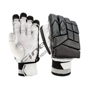 Gants de frappeur de cricket sur mesure de la meilleure qualité pour hommes Gants de frappeur OEM en cuir avec logo personnalisé - Product Image 1