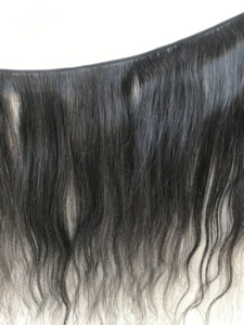 Gran oferta, máquina de Color Natural virgen de templo indio crudo, paquete ondulado humano de doble trama, venta al por mayor, cutícula alineada, proveedor de cabello Remy - Product Image 5