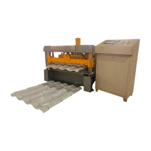 Machine de formage à froid de tuiles métalliques trapézoïdales IBR monocouche, machine de fabrication de tôles d'<span class=keywords><strong>acier</strong></span> pour toiture - Product Image 6