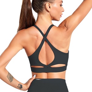 Top Selling <b>Women's</b> Sexy Sports Bra For Fitness and Yoga High Support Breathable Gym Running Sports Bra Wholesale Seamless - Product Image 5