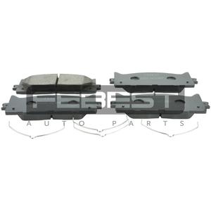 Set di pastiglie freno anteriori FEBEST (0101-ACV40F) - Product Image 1
