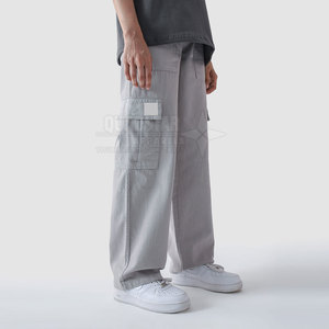 High Quality Custom Design <b>Men</b> Casual <b>Cargo</b> <b>Trousers</b> <b>Lightweight</b> 100% Cotton Eco-Friendly Breathable - Product Image 5