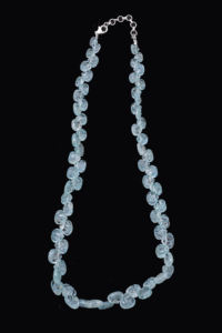 Collar llamativo azul cielo genuino, chapado en plata, con cuentas, precio de fábrica al por mayor para bodas, fiestas o regalo para ella - Product Image 3