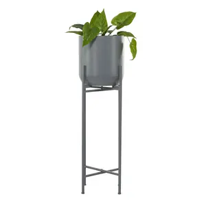 Stylish Flower Pot Floor Planter Plant Stand Inspired by Outstanding mid Century Style Decoration Storage Shelf planters garden