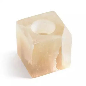 Porte-bougie en sel de l'Himalaya, porte-bougie en fer forgé en sel de l'Himalaya, porte-bougie artisanal en sel, fabricant et grossiste du Pakistan - Product Image 6