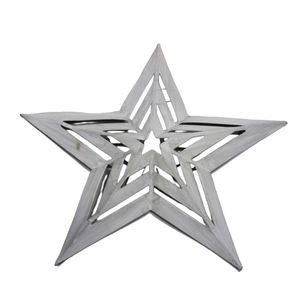 Étoile suspendue en fer de taille moyenne, décoration murale colorée pour la maison et la décoration de Noël, vente en gros en vrac - Product Image 4