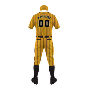 Uniformes de Béisbol Transpirables de Alta Calidad al por Mayor, Conjuntos de Uniformes de Hip Hop con Estampado por Sublimación, Color Sólido, Absorben la Humedad, 100% Poliéster - Product Image 2