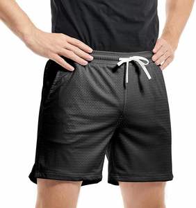 Shorts de sport d'été pour hommes, 6 pouces, respirants, en maille, écologiques, légers, décontractés, séchage rapide, sérigraphie personnalisée - Product Image 3