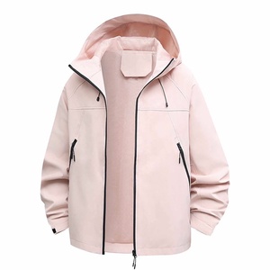 Wholesale Pure Color 100% Polyester Breathable <b>Waterproof</b> <b>Warm</b> and Wear Resistant Softshell Jacket Men Outdoor Softshell - Product Image 1