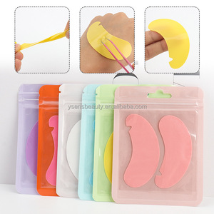 Hot bán tái sử dụng Silicone mắt các bản vá lỗi với logo tư nhân chống nhăn mặt nạ mắt UV bảo vệ lông mi Pad công cụ trang điểm - Product Image 2