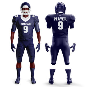 เสื้อฟุตบอลอเมริกันปักลายชุดเครื่องแบบอเมริกันฟุตบอลปักตามสั่ง - Product Image 1