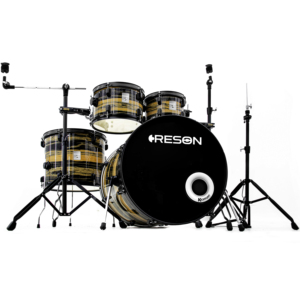 JBK Jazz Acústico 5 Piezas Instrumento de Percusión Musical Basswood Drum Set Tamaños Completos Kits de Batería Profesional - Product Image 1