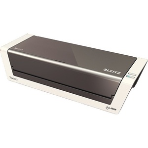 Machine à plastifier pour documents A3, largeur 320 mm, vitesse 1000 mm/min, 6 rouleaux, 2 chauffages externes par <span class=keywords><strong>LEITZ</strong></span> - Product Image 1