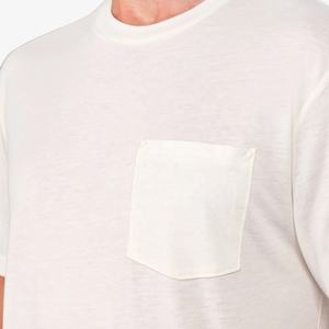 Camiseta de Manga Corta 100% Algodón Peinado con Bolsillo, Unisex, Producción Ecológica y Sostenible - Product Image 4