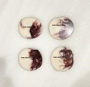 Proveedor de fábrica Fabricante SCI Personalizar Ecológico Resina epoxi Forma personalizada Bebida de té Corcho Posavasos de pizarra Manteles individuales - Product Image 6