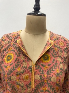 Débardeur court bohème en gaze de coton à imprimé floral Kyra pour femme – Idéal pour l'été - Product Image 6