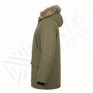 Manteau long chaud et épais pour femmes, veste parka coupe-vent à capuche pour la randonnée en plein air, doublure en polaire thermique, poids lourd, hiver, neige, extérieur - Product Image 3