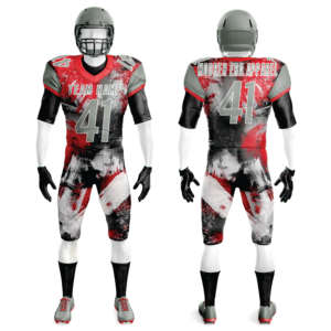 High Quality Low Price Men's Custom Team Name Number Customized Sublimation Short Breathable Quick Dry American Football Uniform - Product Image 2