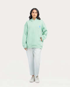 Sudaderas con capucha transpirables antibolitas bordadas con logotipo personalizado para mujer, ropa de invierno cómoda informal a la moda con estilo, venta al por mayor - Product Image 2