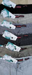 กางเกงกางเกงชิโนของผู้ชายเข้ารูปผ้าฝ้าย100% ระบายอากาศได้ความยาวปกติปรับแต่งสไตล์ลำลอง - Product Image 2