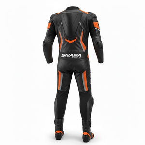 Traje de moto de hombre al por mayor hecho de cuero genuino Traje de moto de bajo precio Ropa deportiva Trajes de carreras de motos - Product Image 3