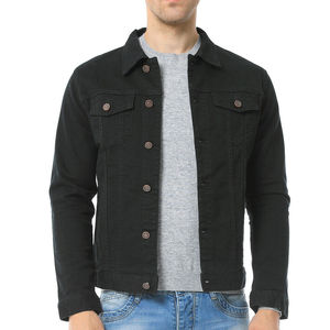 Vente en gros Vestes en jean pour homme nouvelles vestes à la mode, confortables et ajustées, personnalisées avec quatre poches, OEM - Product Image 4