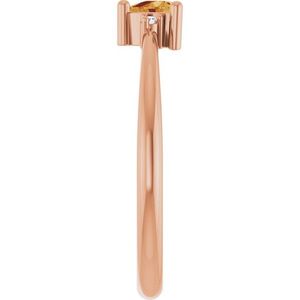 Anillo de Hombre Stuller con Acentos de Oro de 14K, Modelo 72435:296P, Patrón Geométrico, Piedra Natural, Estilo Elegante, Certificado IGI - Product Image 4