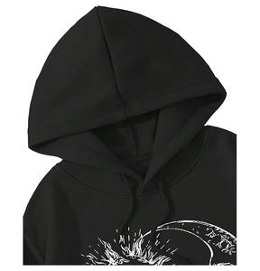 Sweat à capuche en polaire pour homme, hiver 2025/2026, poche kangourou, ajustable, décontracté, coupe régulière, respirant, séchage rapide, uni - Product Image 3