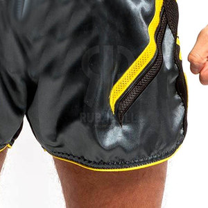 Pantalones Cortos de Muay Thai para Hombre, Hechos en Pakistán, Color Sólido, 100% Poliéster, Secado Rápido, Transpirables, de Alta Calidad y Ajuste Cómodo - Product Image 6