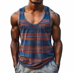 เสื้อกล้ามผู้ชายผ้าฝ้ายทำจากผ้าฝ้ายดีไซน์ใหม่ - Product Image 5