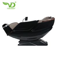 Fauteuil de massage électrique en cuir de luxe VD, haute qualité, nouvelle génération, certification CE, commande vocale intelligente, mouvement robotisé double 4D
