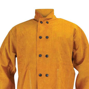 เสื้อแจ็กเก็ตหนังวัวสำหรับงานก่อสร้าง, เสื้อแจ็กเก็ตสำหรับงานเชื่อมสะท้อนแสงทนความร้อนสำหรับงานหนัก - Product Image 5