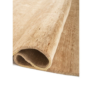 พรมขนสัตว์สีน้ำตาลเบจลายแพนซี่ รุ่น SPR-521(Em)(Fr) สำหรับบ้าน พรมปูพื้นห้องนั่งเล่นสีพื้น สำหรับห้องโถง ลายจิ๊กซอว์ สำหรับวัยรุ่น - Product Image 2