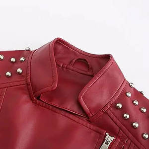 Chaqueta Acolchada de Cuero Personalizada para Mujer con Diseño de Relleno de Algodón, Diseña Tu Propio Logotipo, Impermeable, Ropa Casual - Product Image 3