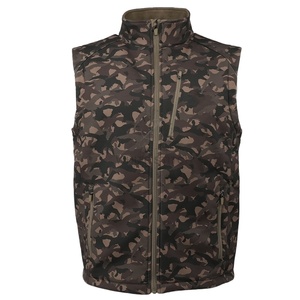 Gilet de chasse personnalisé de haute qualité pour homme, coupe ajustée, respirant, softshell, fermeture éclair, 300g, vêtements d'extérieur pour l'automne et l'hiver - Product Image 2