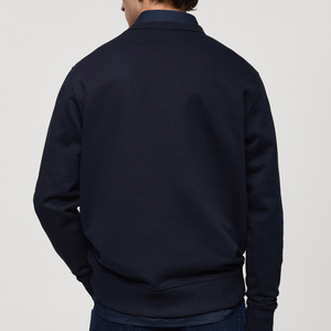 Sudadera de Diseño de Color Sólido al por Mayor para Hombre, Mangas Completas con Diseño de Logotipo Personalizado, Ropa Casual, Servicio OEM, Cuello Redondo 2026 - Product Image 6