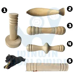 Set kotak alat baru mainan berdecit anjing mainan tali hewan peliharaan Jolly pohon kopi kayu anjing kunyah Vietnam Winwin global