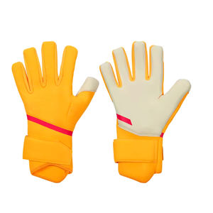 Gants de gardien de but d'entraînement en cuir véritable 100% fabriqués en usine Équipement de sport respirant à un prix peu coûteux - Product Image 1