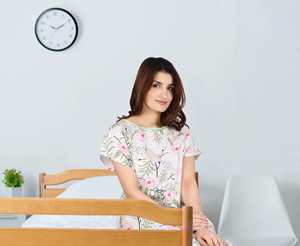 Bata de hospital reutilizable duradera, ropa de paciente unisex con Cierre trasero completo, hecha de mezcla de algodón para uso médico en clínicas - Product Image 6