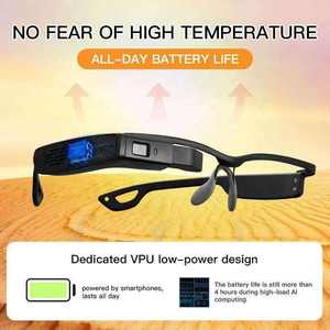 แว่นตาอัจฉริยะรุ่นใหม่ สำหรับการรักษาความปลอดภัย การเฝ้าระวังระยะไกล การศึกษาแบบ AR Meta Orion กล้องในตัว ความละเอียด 640x400 มุมมองภาพ 20 FOV ขนาด 50"-80" - Product Image 5