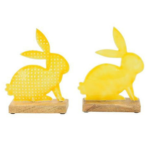 <b>Easter</b> Decorative Tabletop <b>Ornaments</b> <b>Easter</b> Rabbit Bunny Decorations Wood & Metal Party <b>Ornament</b> - Product Image 3