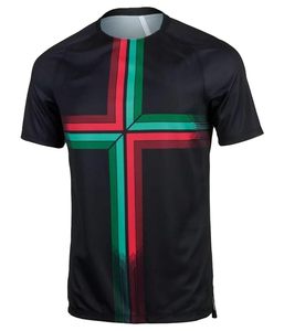 Camiseta de Fútbol Unisex Transpirable de Secado Rápido con Cuello Redondo y Estampado 3D, Logotipo Personalizado al por Mayor, Sublimada, 100% Poliéster - Product Image 5