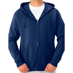 Nouveau style – Sweats à capuche zippés pour hommes 100 % coton, coupe oversize de haute qualité, en molleton écologique, respirant et anti-plis, pour la vente en ligne - Product Image 4