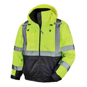 Veste de sécurité écologique en tissu recyclé Veste de sécurité durable à haute visibilité pour vêtements de travail - Product Image 5