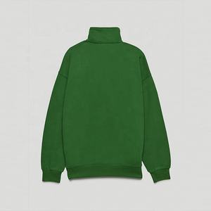 Suéter de Cuello Alto con Cierre de Cremallera de 1/4 para Mujer, Diseño Nuevo, 100% Algodón, con Insignia - Product Image 6