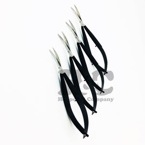 Nouveaux arrivages Printemps Ciseaux Broderie Meilleures offres Ciseaux Courbe Noir Cuticule Micro Ciseaux Sourcils Coupe Vison Logo - Product Image 6